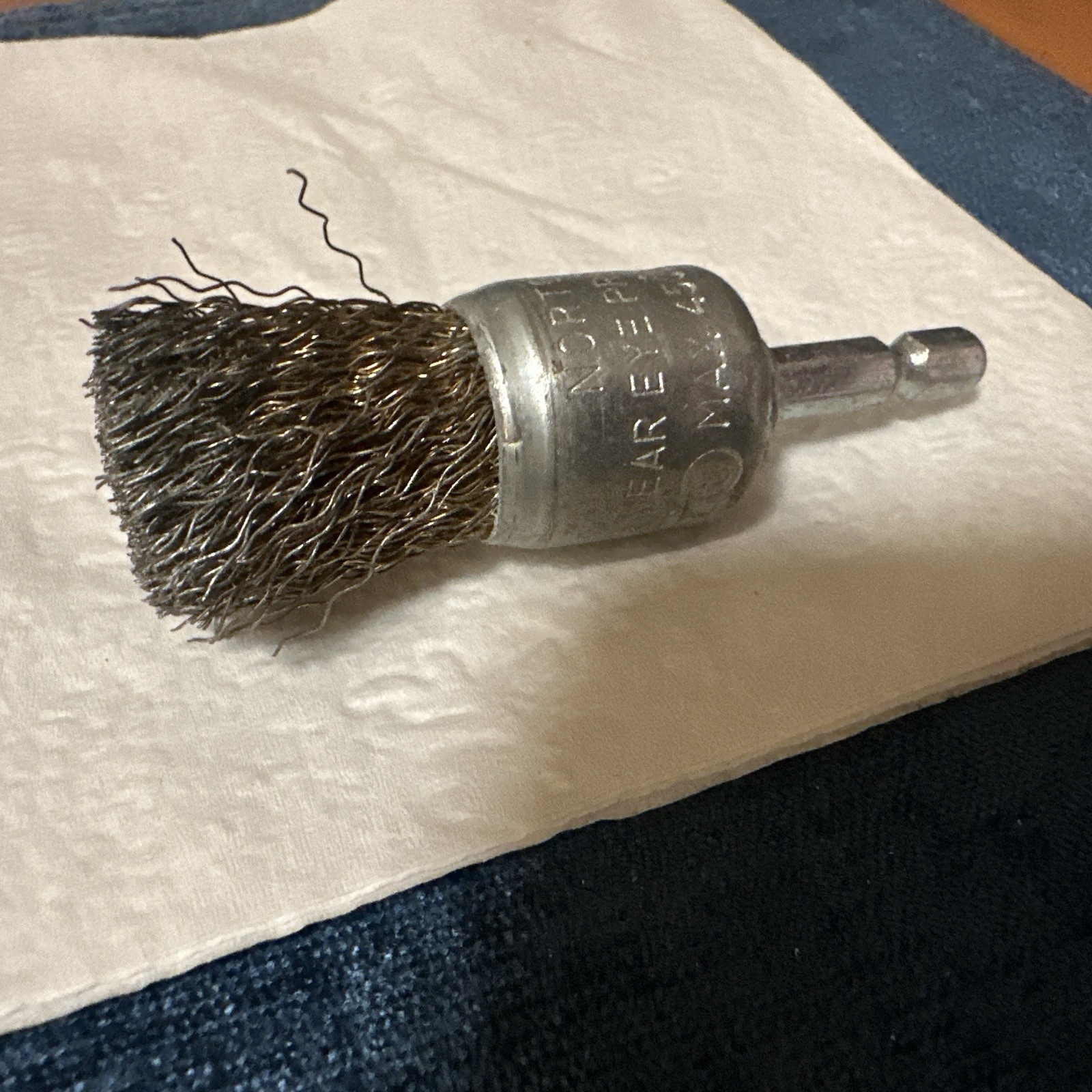 Norton 1″ Coarse Wire End Steel Brush Electric Drill Cleaning And Deburring