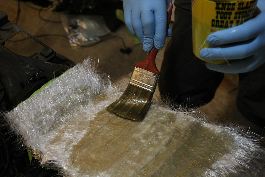 Fiberglass Repair Kit 1 Gal Polyester Resin .75×50″x10 Yards Chopped Strand Mat