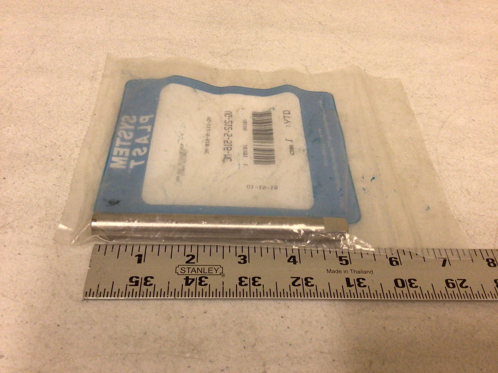 NEW, SYSTEM PLAST VG-212-5-516-MC STAINLESS STEEL ADJUSTING ROD, FREE SHIPPING