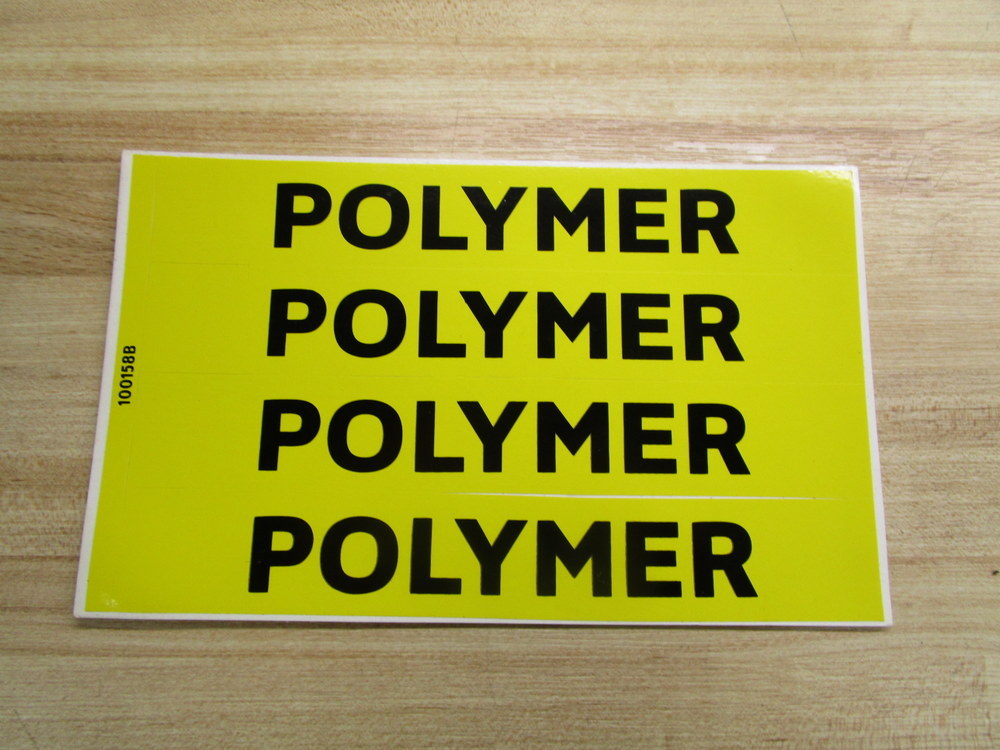 Lab Safety Supply 100158B Polymer Sign