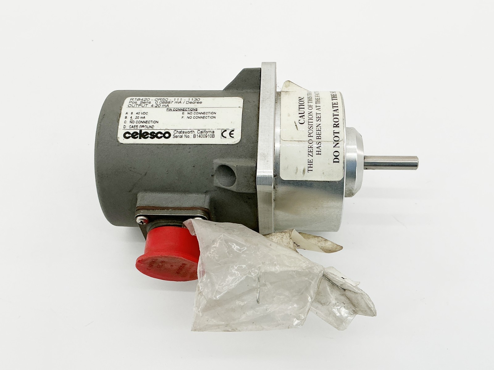 Celesco RT8420-0R50-111-1130 Transducer 4-20mA 40VDC