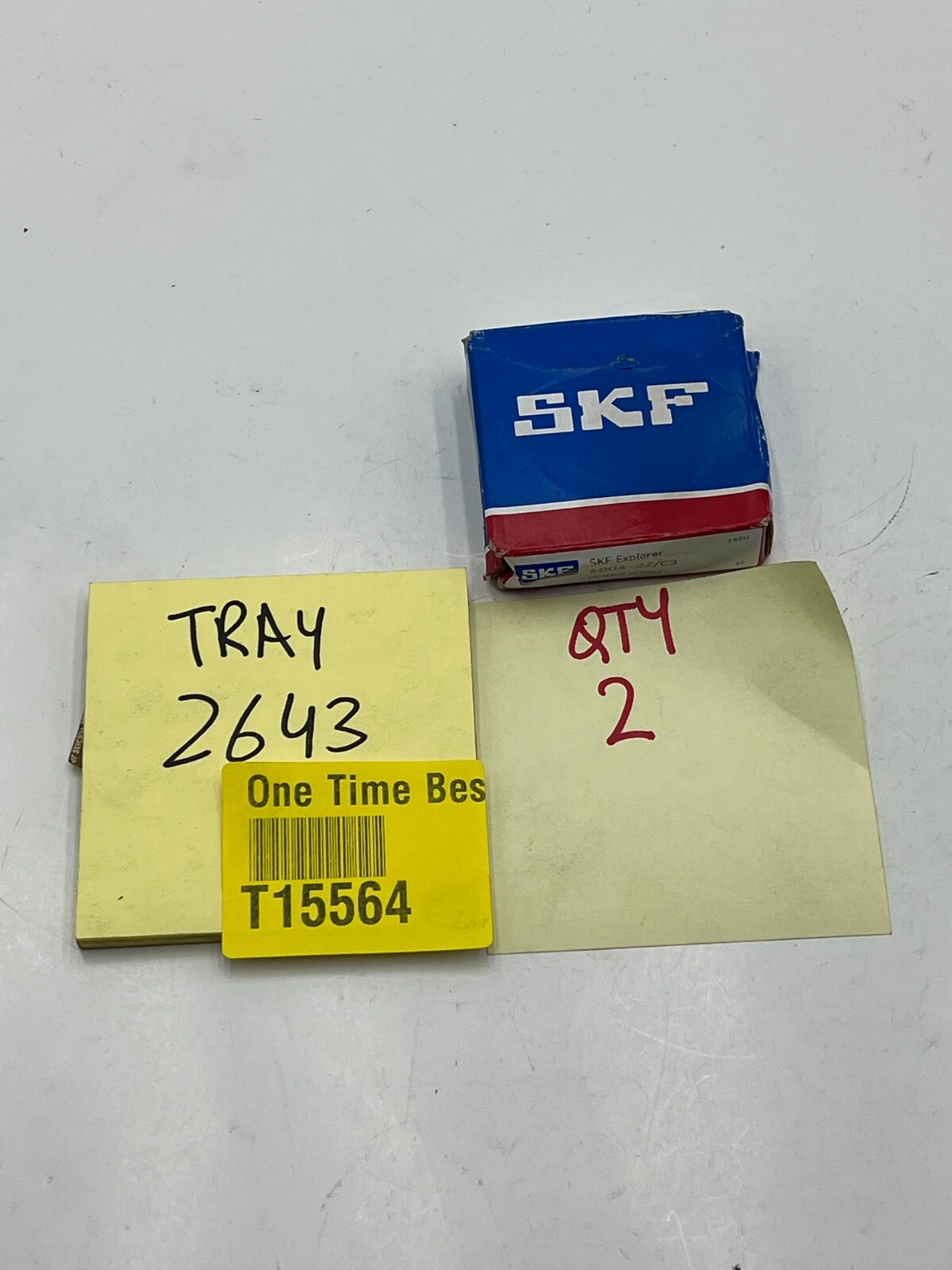 (Qty 2) SKF Explorer 6004-2Z-C3 Ball Bearing
