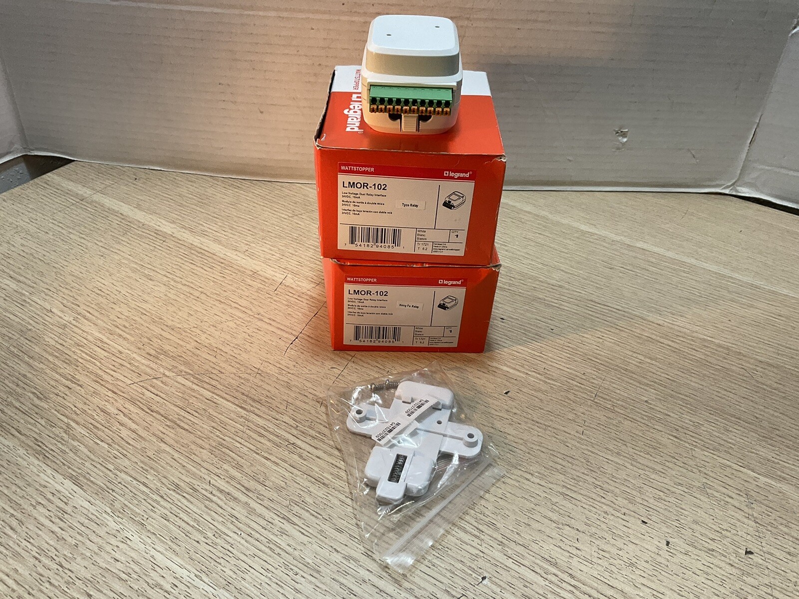 WattStopper Legrand LMOR-102 Low Voltage Dual Relay /LOT OF 2 / GAR98