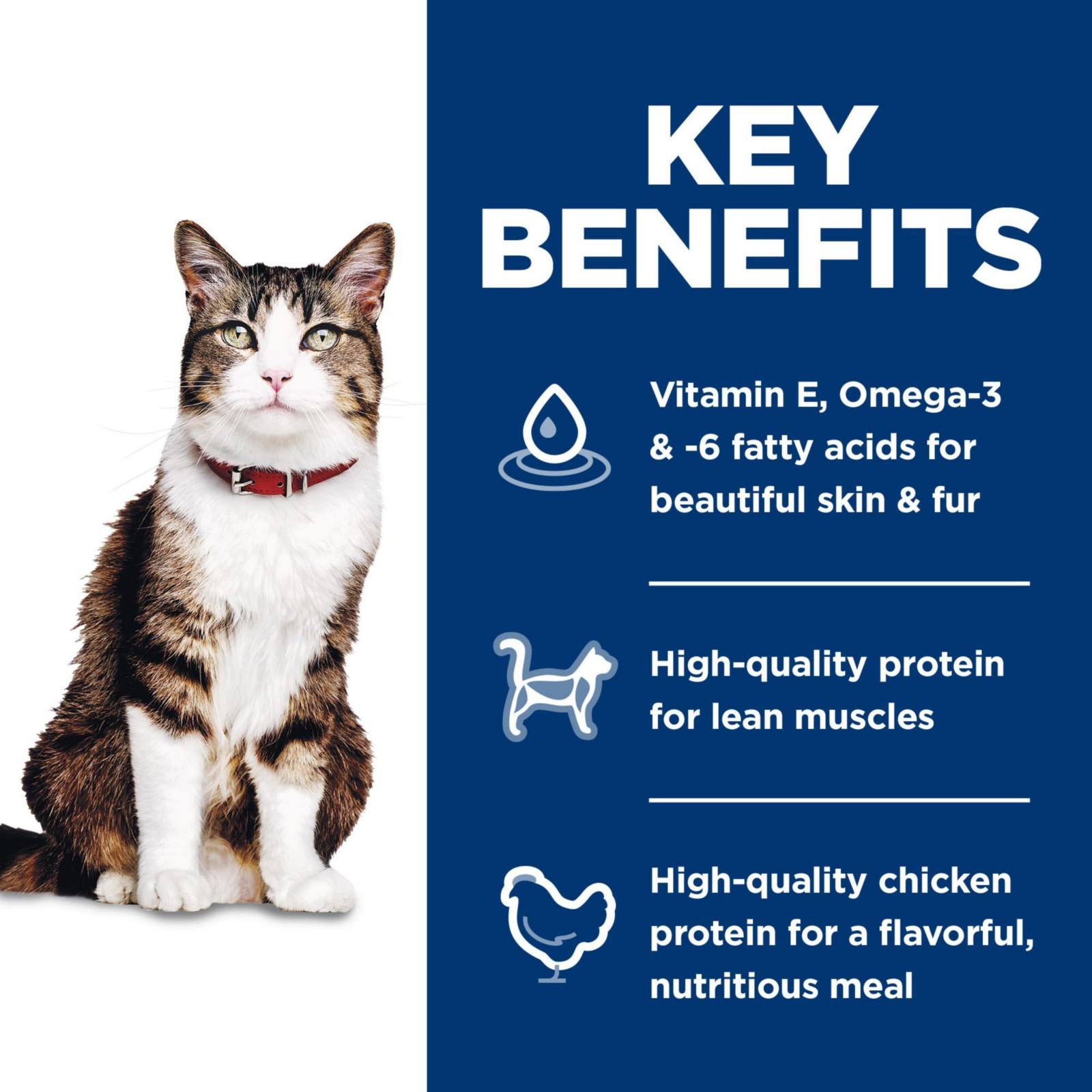 Hill’s Science Diet Hairball Control, Adult 1-6, Hairball Control Support,15.5lb
