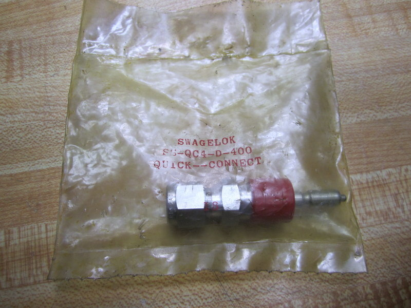 Swagelok SS-QC4-D-400 Stem With Valve Quick Connect 1/4 Inch