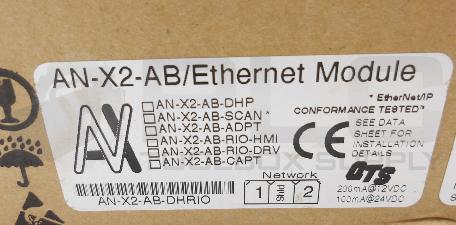 NEW PROSOFT AN-X2-AB-DHRIO ETHERNET MODULE 12-24VDC