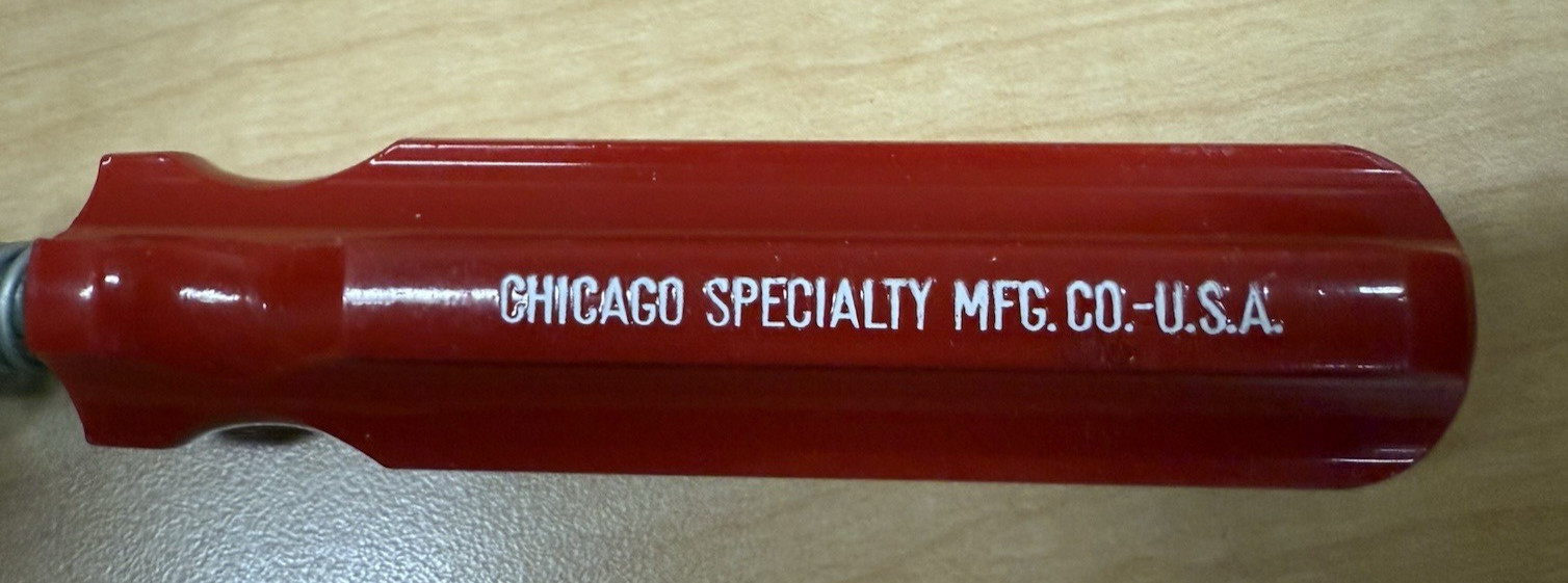 Chicago Specialty MFG Co. No. 3015 Rimster Hex Head Screw Holding Screwdriver
