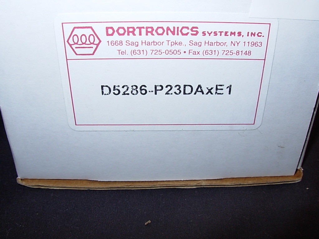 1x D5286-P23DAxE1 Dortronics Double Gang Heavy Duty Push Button Switch Pneumatic