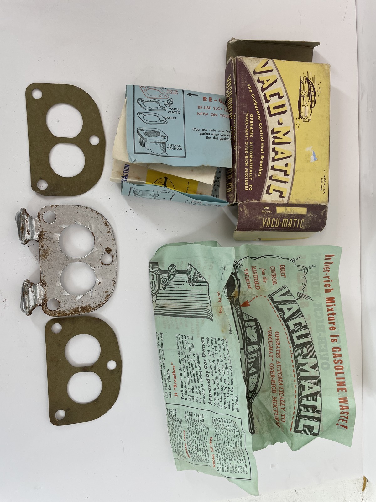Vintage VACU-MATIC Model A-6 Carburetor Control Kit NOS Gas Saver USA