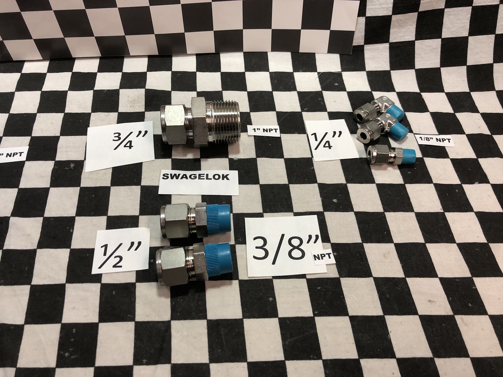 13X SWAGELOK/PARKER SS-400-2-2, SS-1210-1-16, SS-810-1-6, SS-400-1-2#1622D5