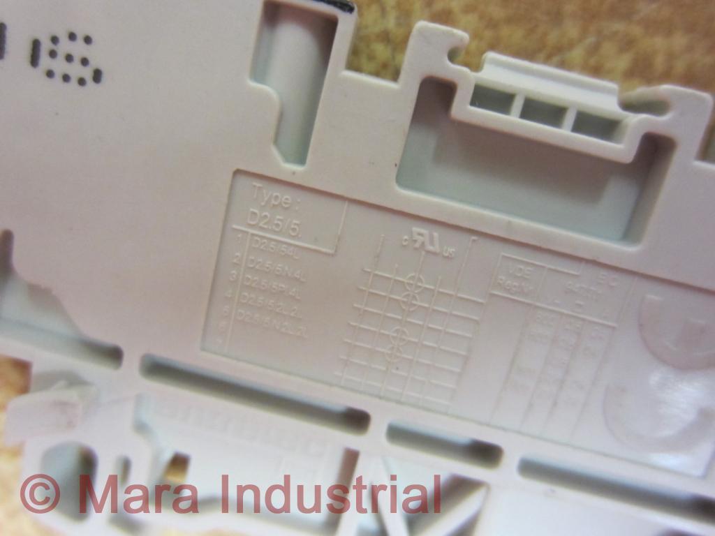 ABB Entrelec 029000104 Terminal Block D2.5/5.2L.2L (Pack of 50)