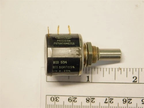 100 ohm 10 Turn Precision 2 watt Potentiometer – 534-1-1-101 (NTE 502-0100)