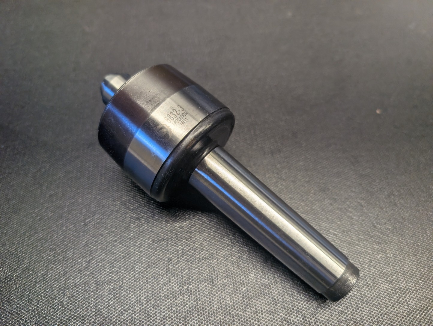 Bison 8832-3 Morse No. 3 Live Center With 60-Deg 5-570-203 Modified Blunt Insert