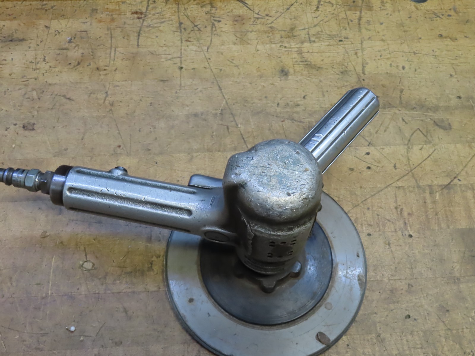 Cleco 15V C60B 6000 RPM vertical grinder buffer sander polisher Work/runs Great!