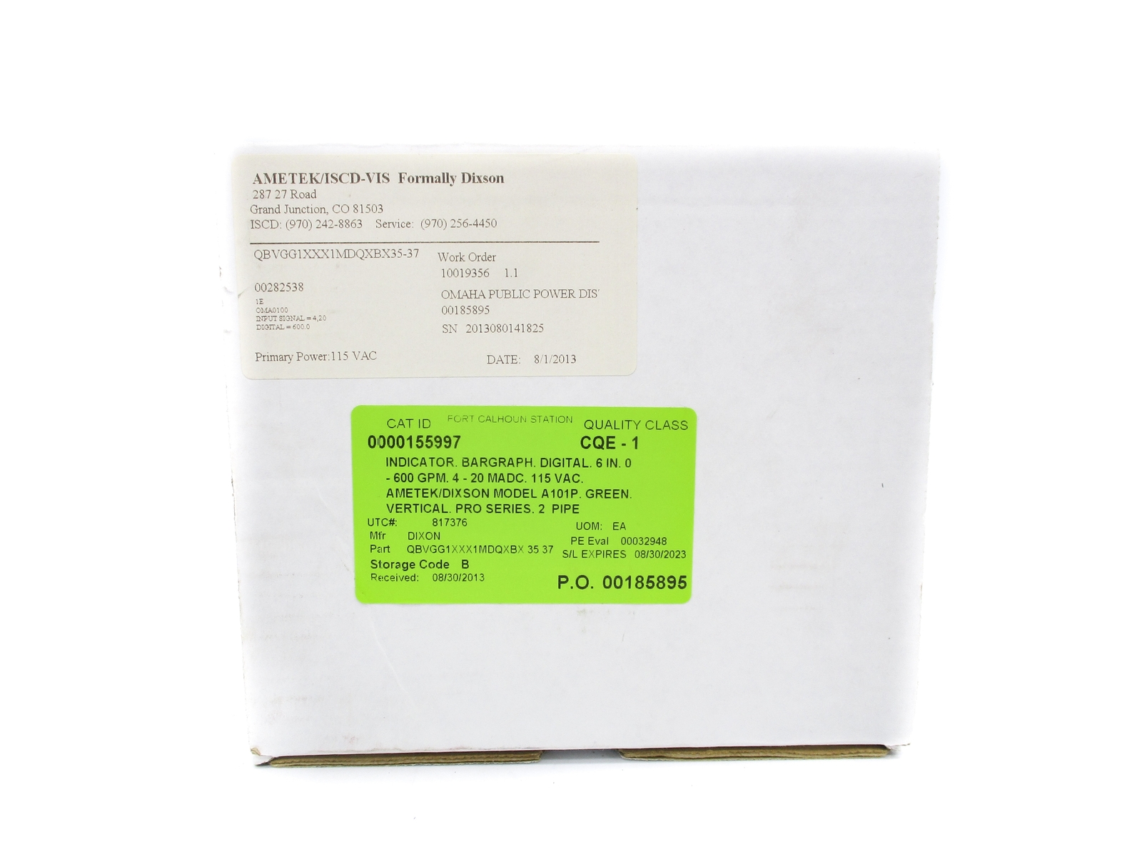 AMETEK QBVGG1XXX1MDQXBX35-37 0-600GPM NSMP