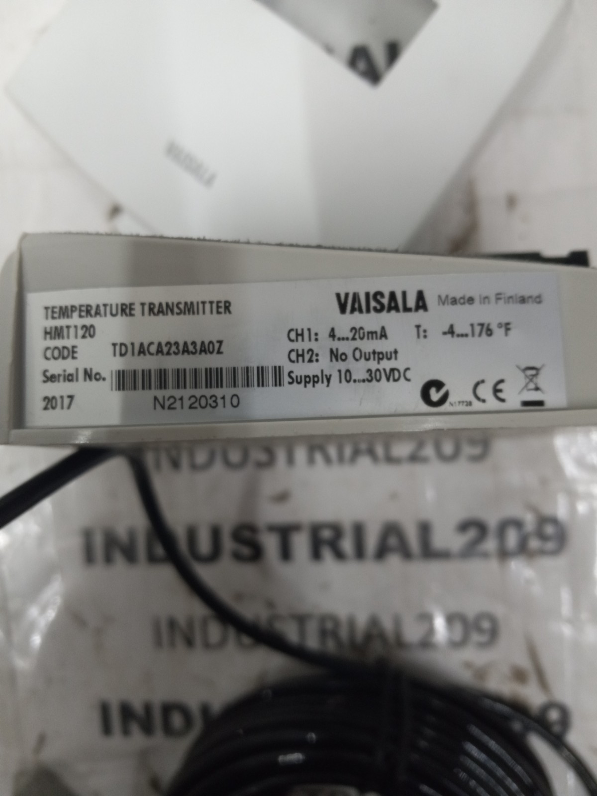 VAISALA TEMPERATURE TRANSMITTER HMT120/HMP110T