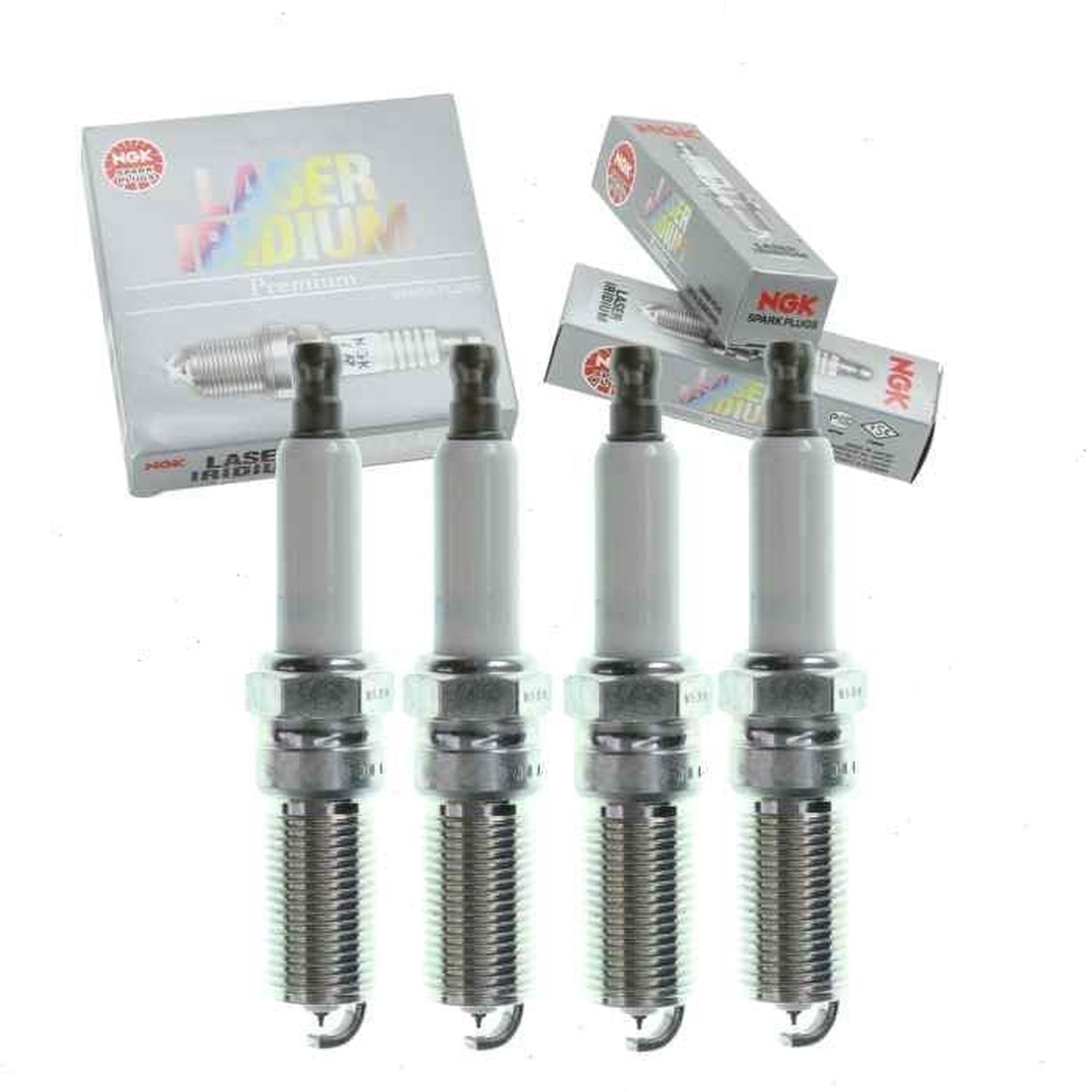 4 pc NGK Laser Iridium Spark Plugs compatible with Chevrolet Equinox 2.4L L4 …