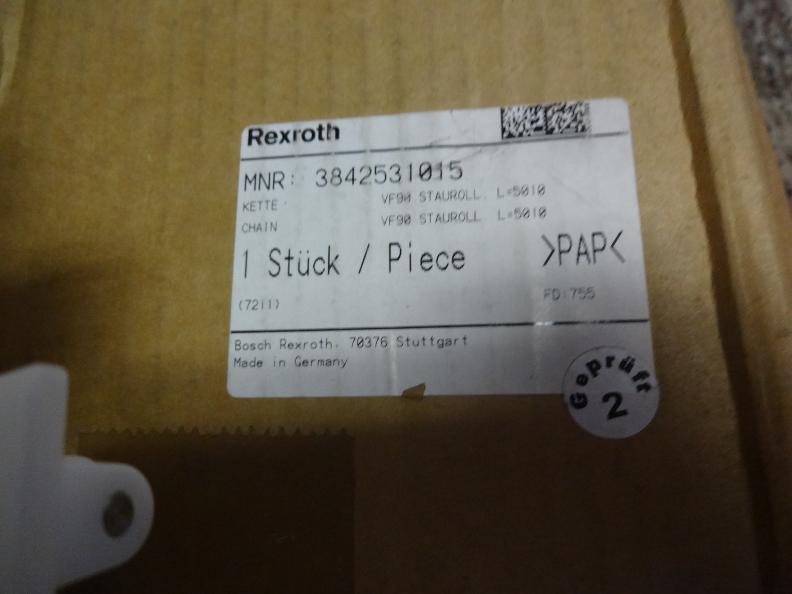 Rexroth Bosch 3842531015 Accumulation Roller Chain