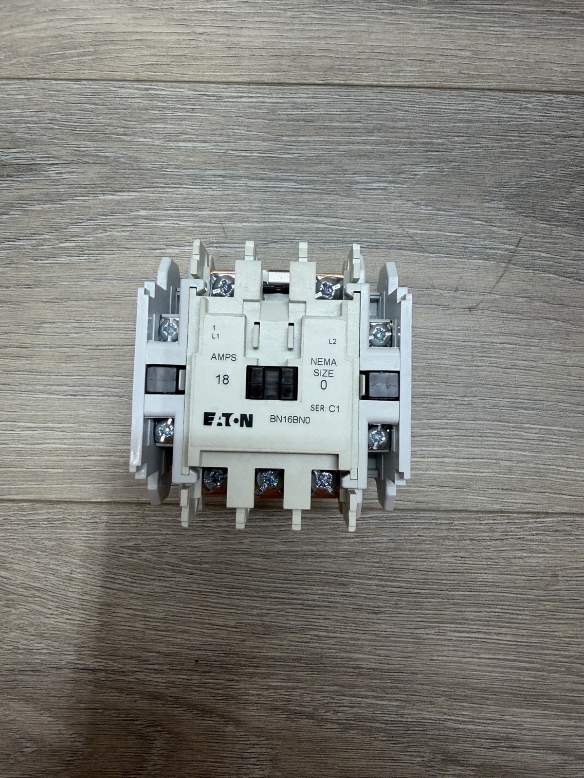 Eaton BN16BN0 Motor Starter Contactor 18A 3-Pole Size 0 With Two Eaton C320KGS1