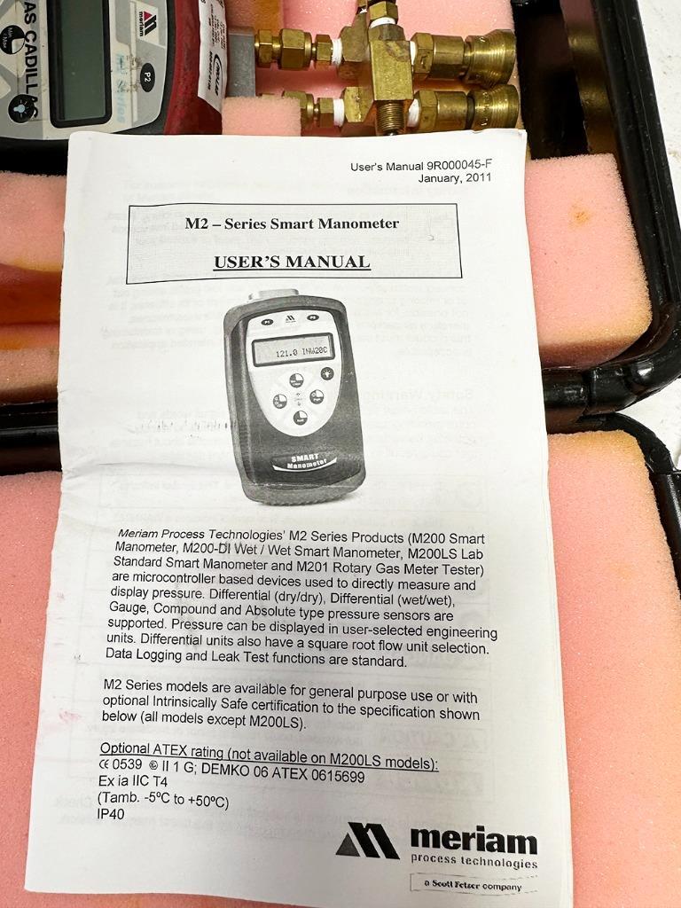 Meriam M201 Pro-Lab Rotary Gas Meter Tester FREE FAST SHIP