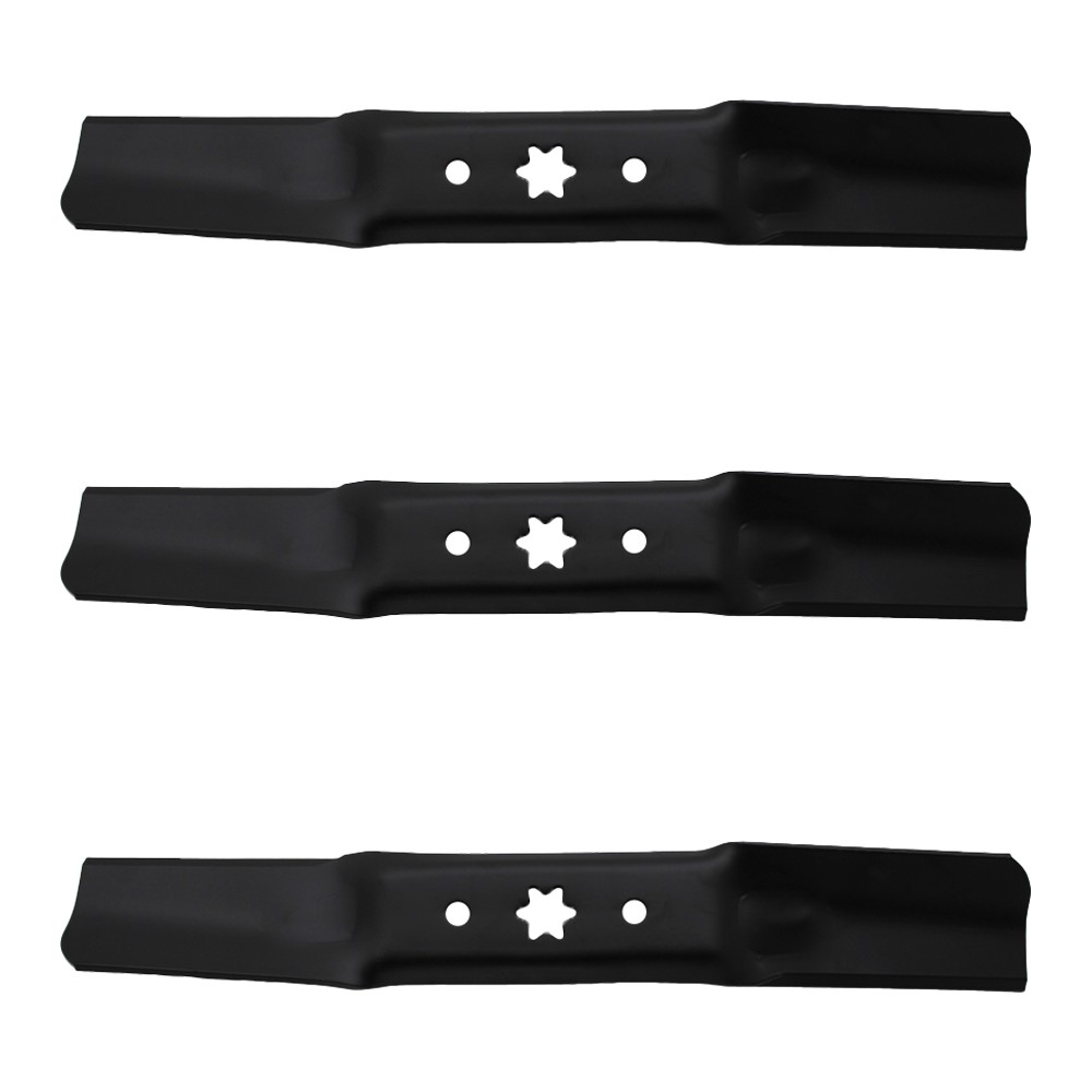 Three Mower Blades For 50″ Fits Cub Cadet LX50 RZT-L50 Lawn Tractor and RZT Mowe