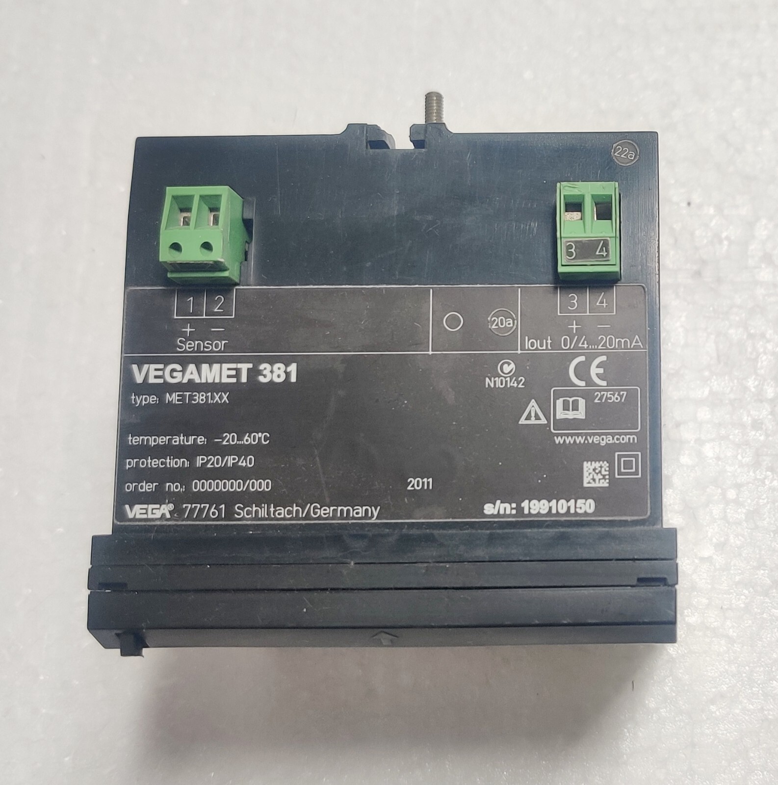 Vega Vegamet 381 MET381.XX