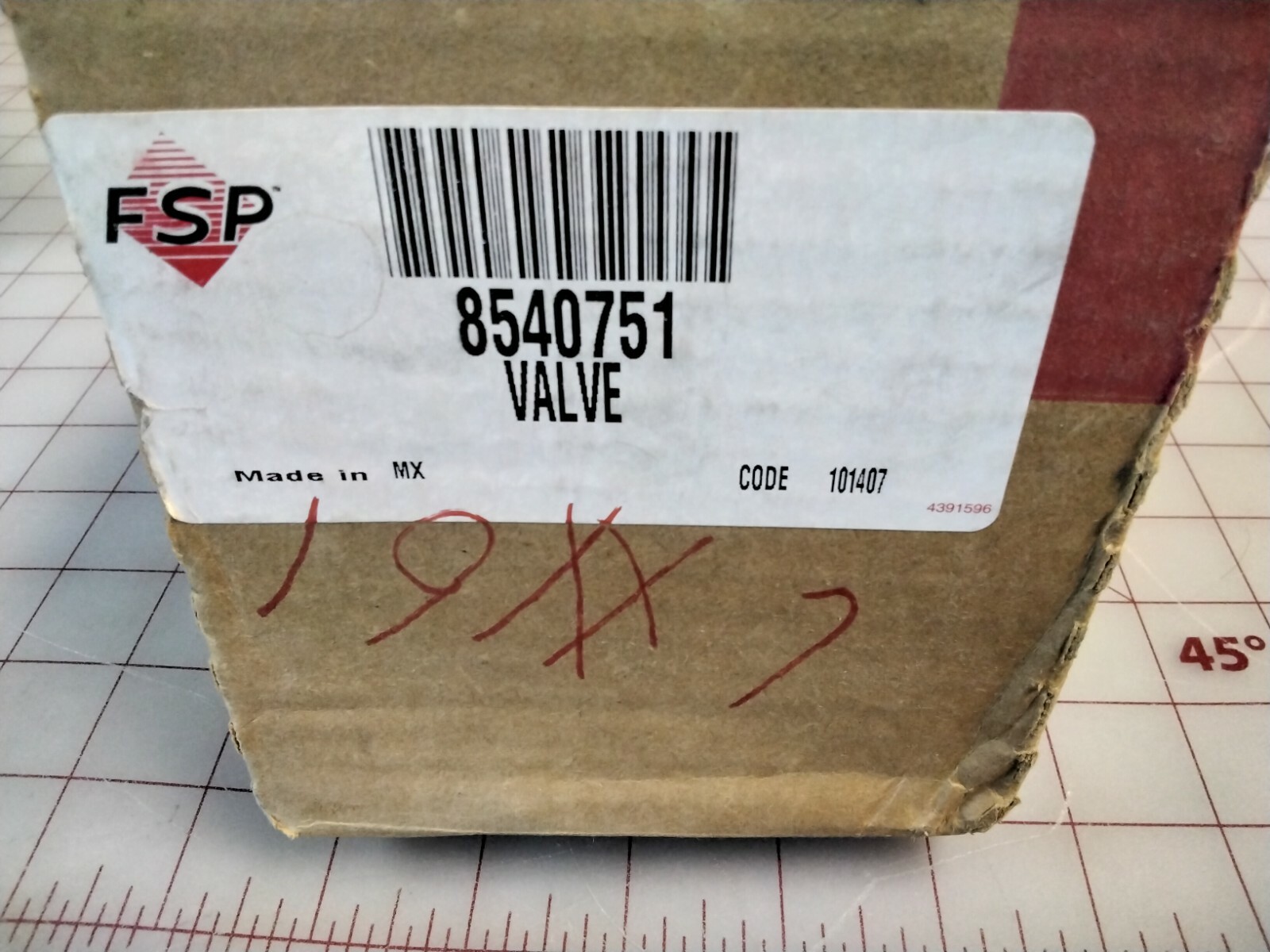 FSP Washer Water Inlet Valve 8540751 8540043