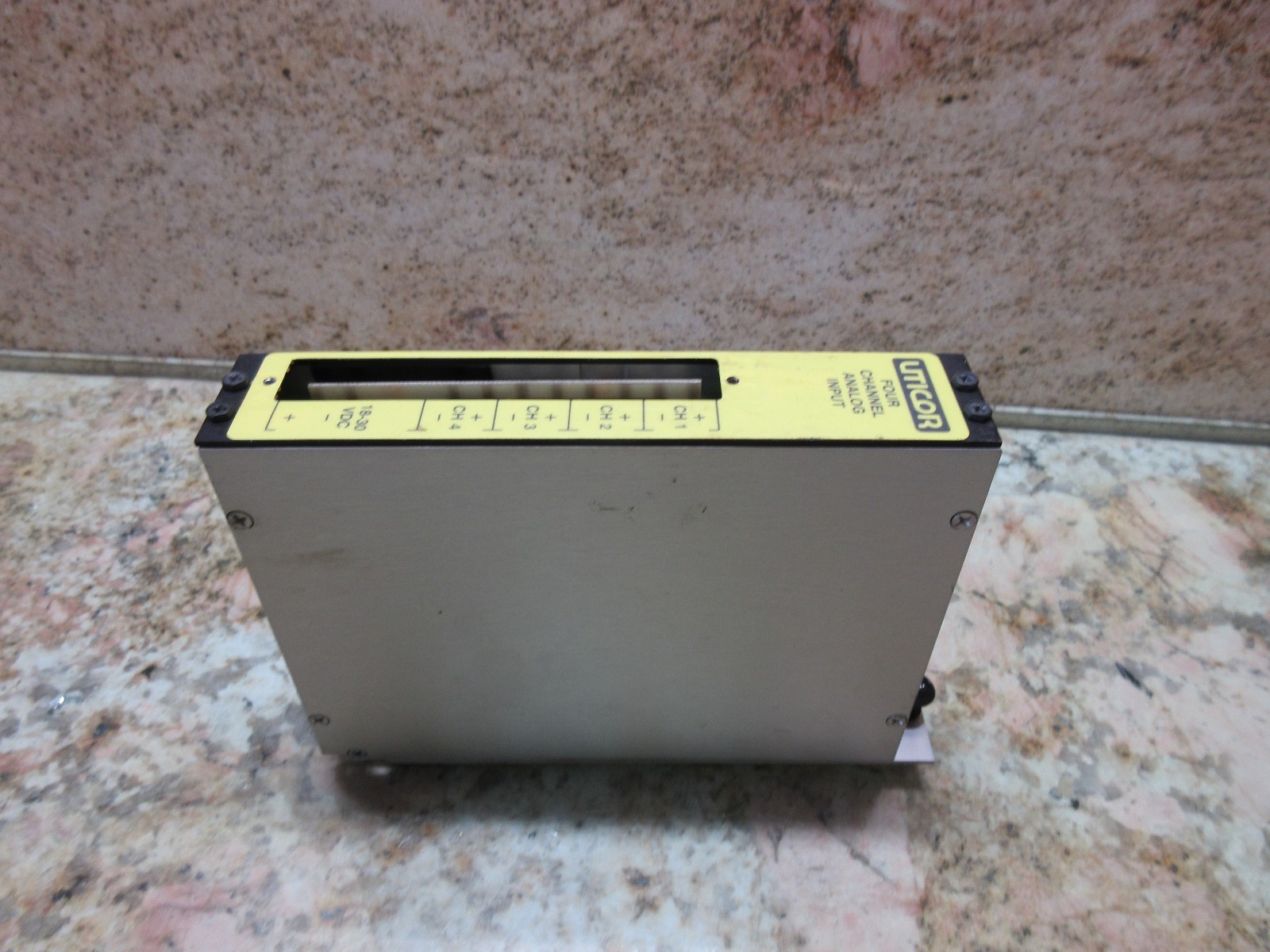 UTICOR FOUR CHANNEL ANALOG INPUT P.N. 76M89 10612 8846 CNC warranty