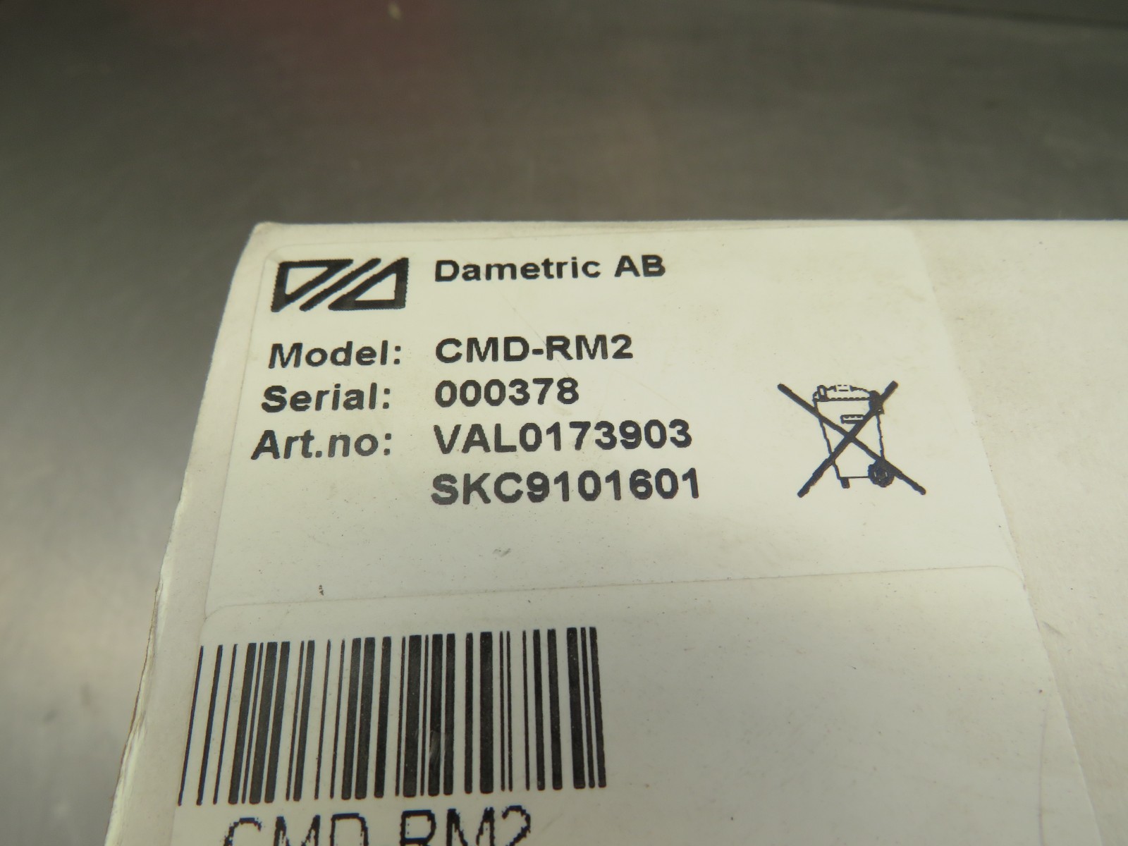 Metso Dametric AB CMD-RM2 VAL0173903 SKC9101601 Control Motor Driver