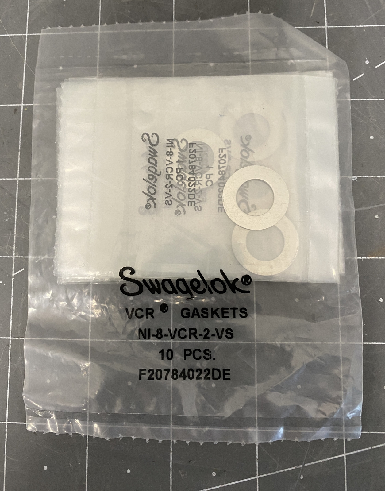Swagelok VCR Gaskets PN: NI-8-VCR-2-VS