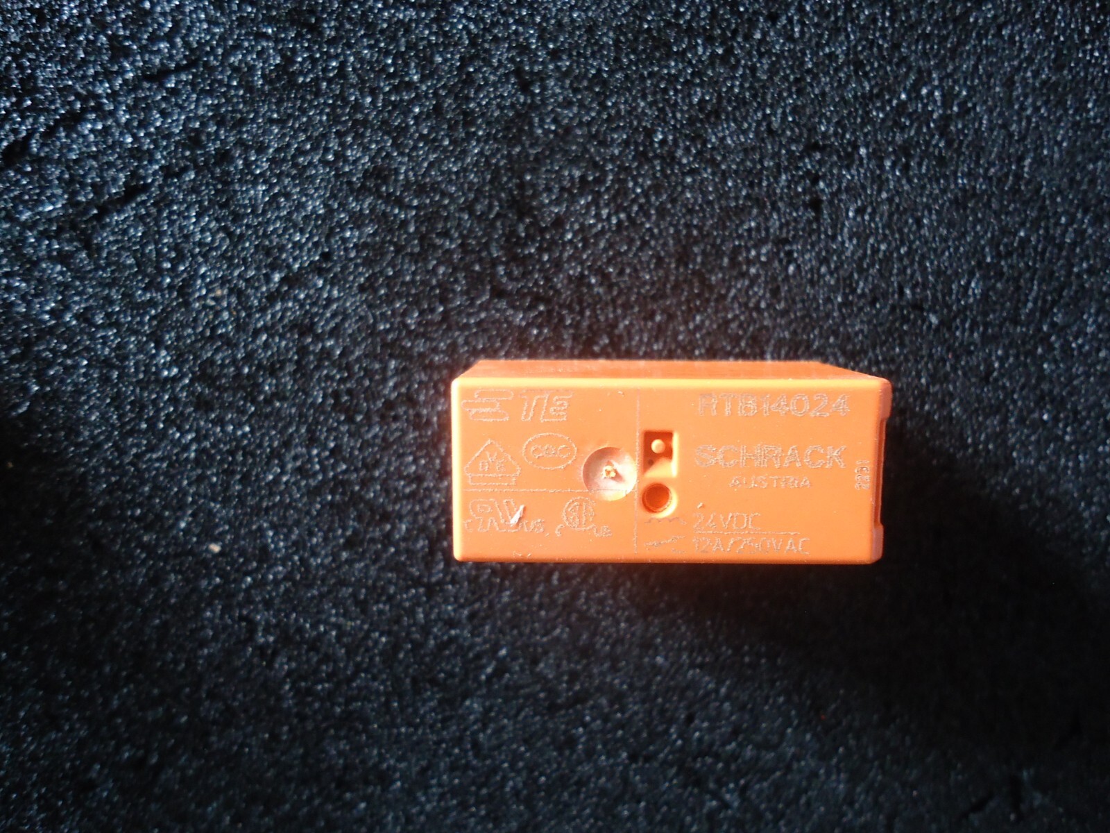 380 TE Connectivity part# 1-393238-9, RTB 14024, 24 vdc, 12A. Made in Austria.