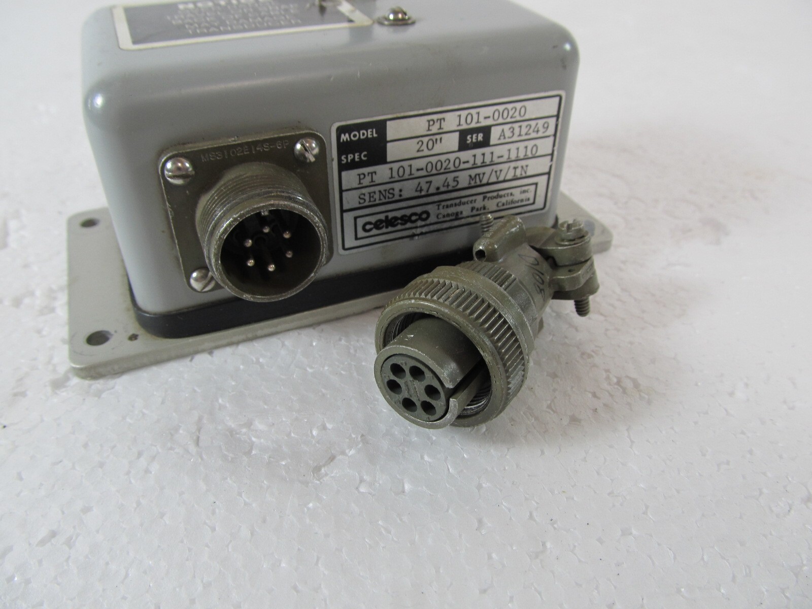 Celesco PT 101-0020-111-1110 Cable Extension Position Transducer