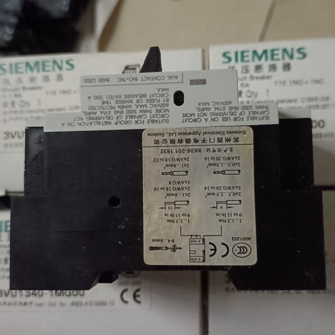 1P SIEMENS 3VU1340－1MG00 1－1.6A new Accept counteroffer