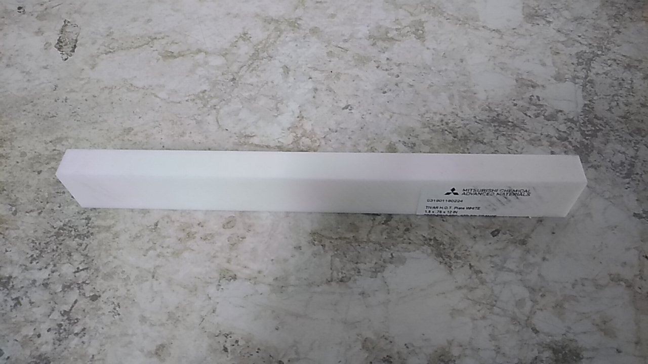Brand Name 8270K188 45 Pk 12 In L High-Temp Slippery UHMW Polyethylene Bar