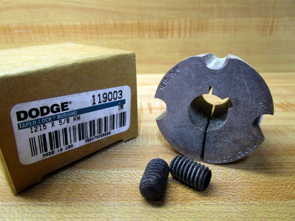 Dodge 119003 Taper-Lock Bushing 1215 X 5/8 W/KW