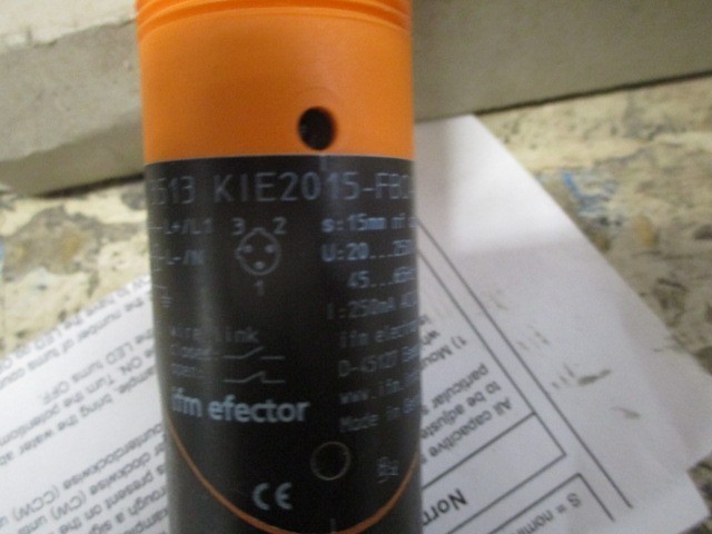 ifm efector KI3513 KIE2015-FBOA/NI/LS Capacitive Sensor 20-250V AC/DC 15mm *NEW*