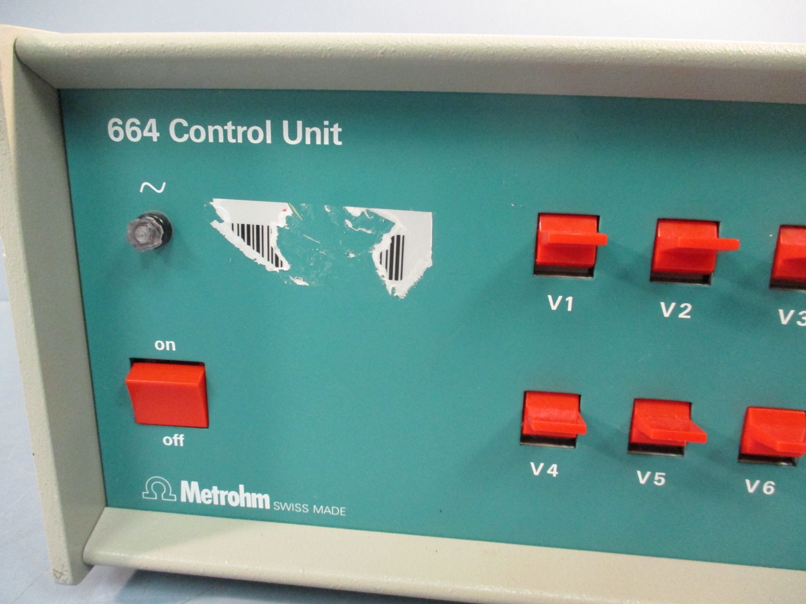 BRINKMANN 664 CONTROL UNIT METROHM 50-60Hz, 100/117V 220/24V S 50 VA, 0.5A 0.25A