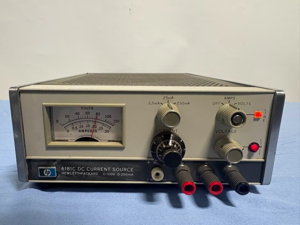HP Hewlett Packard 0-100V 0-250 mA DC Current Source Model 6181C