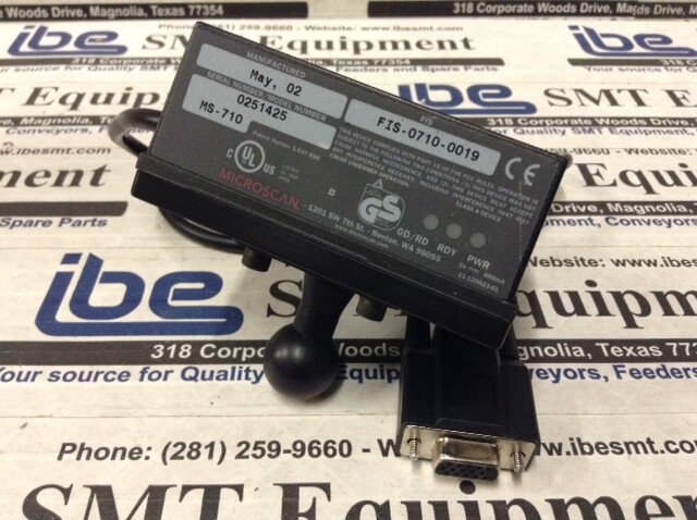 Microscan Bar Code Scanner – FIS-0710-0019 w/Warranty