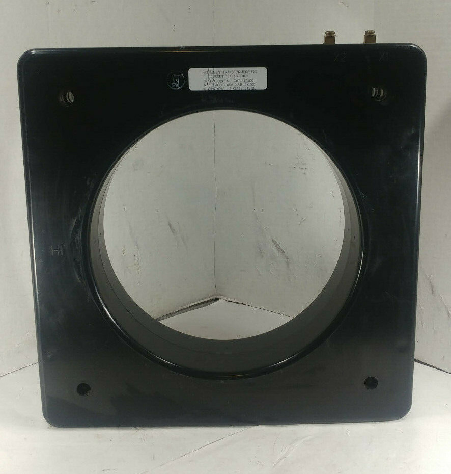 1 NEW INSTRUMENT TRANSFORMERS 147-802 CURRENT TRANSFORMER 600V NNB *MAKE OFFER*