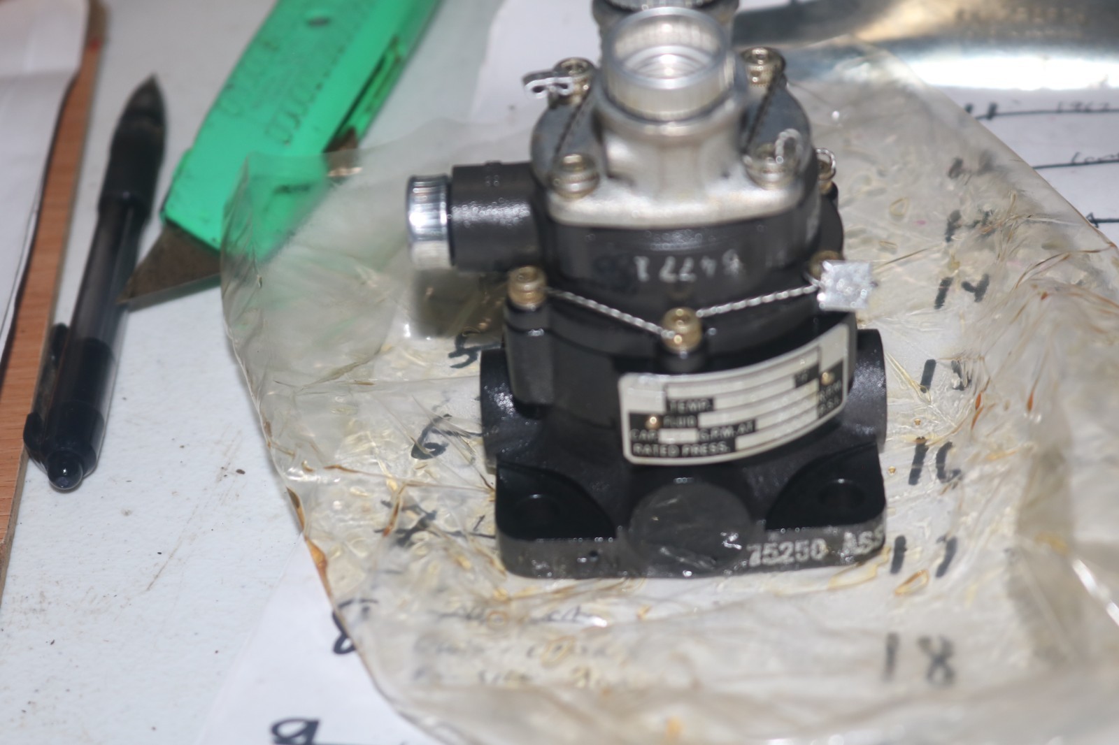 NOS ABEX Hydraulic motor pump AMO-5C-29A 3000 PSI Parker 58106 Aircraft