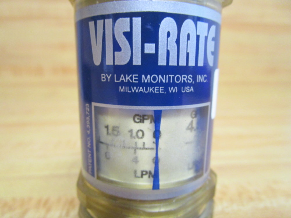 Lake Monitors VRB-BV-05 Visi-Rate Flow Meter VRBBV05