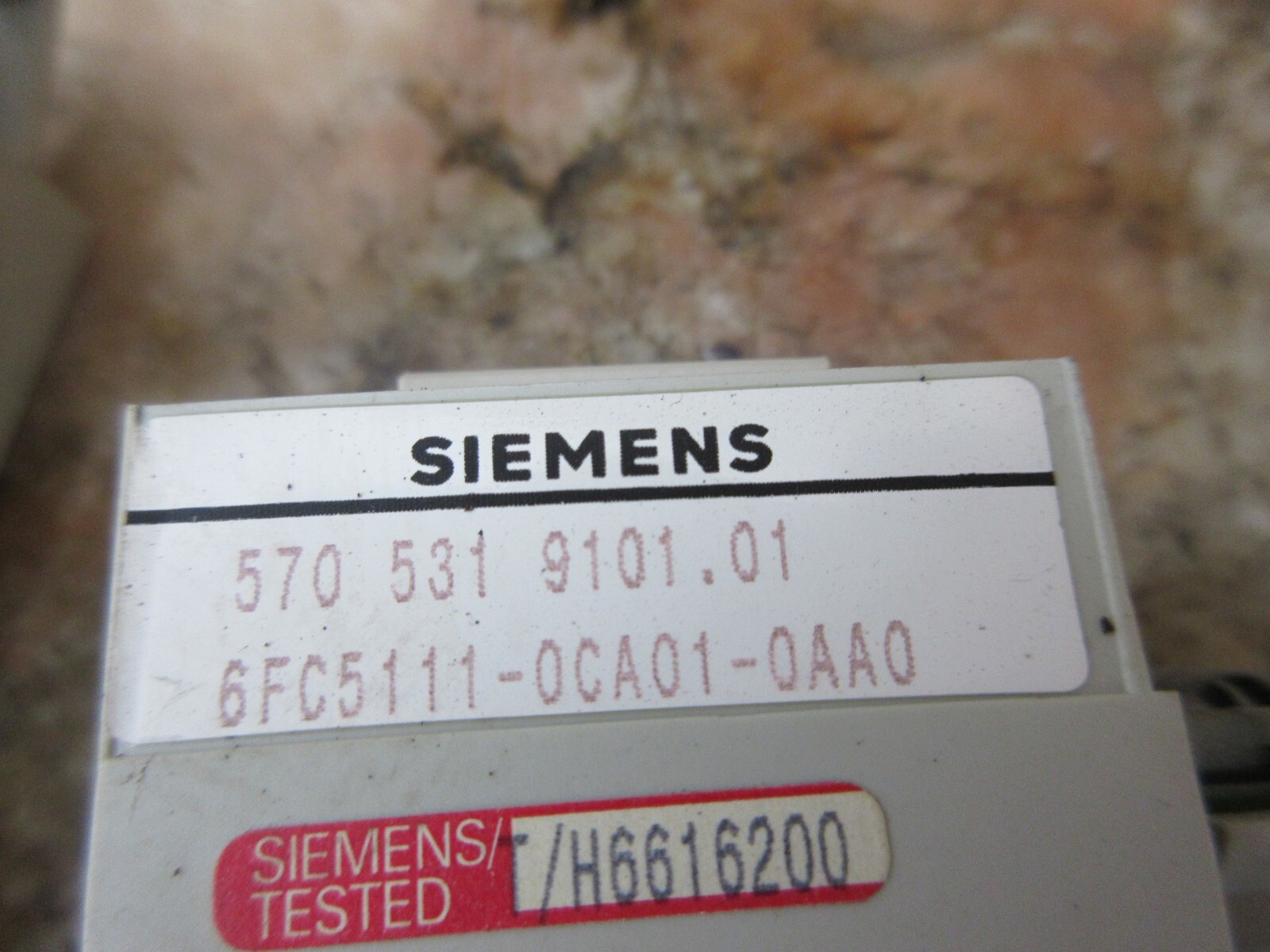 SIEMENS SINUMERIK 6FC5111-0CA01-0AA0 VERSION B DMP 16 E-MODUL LOT OF 3 PIECES