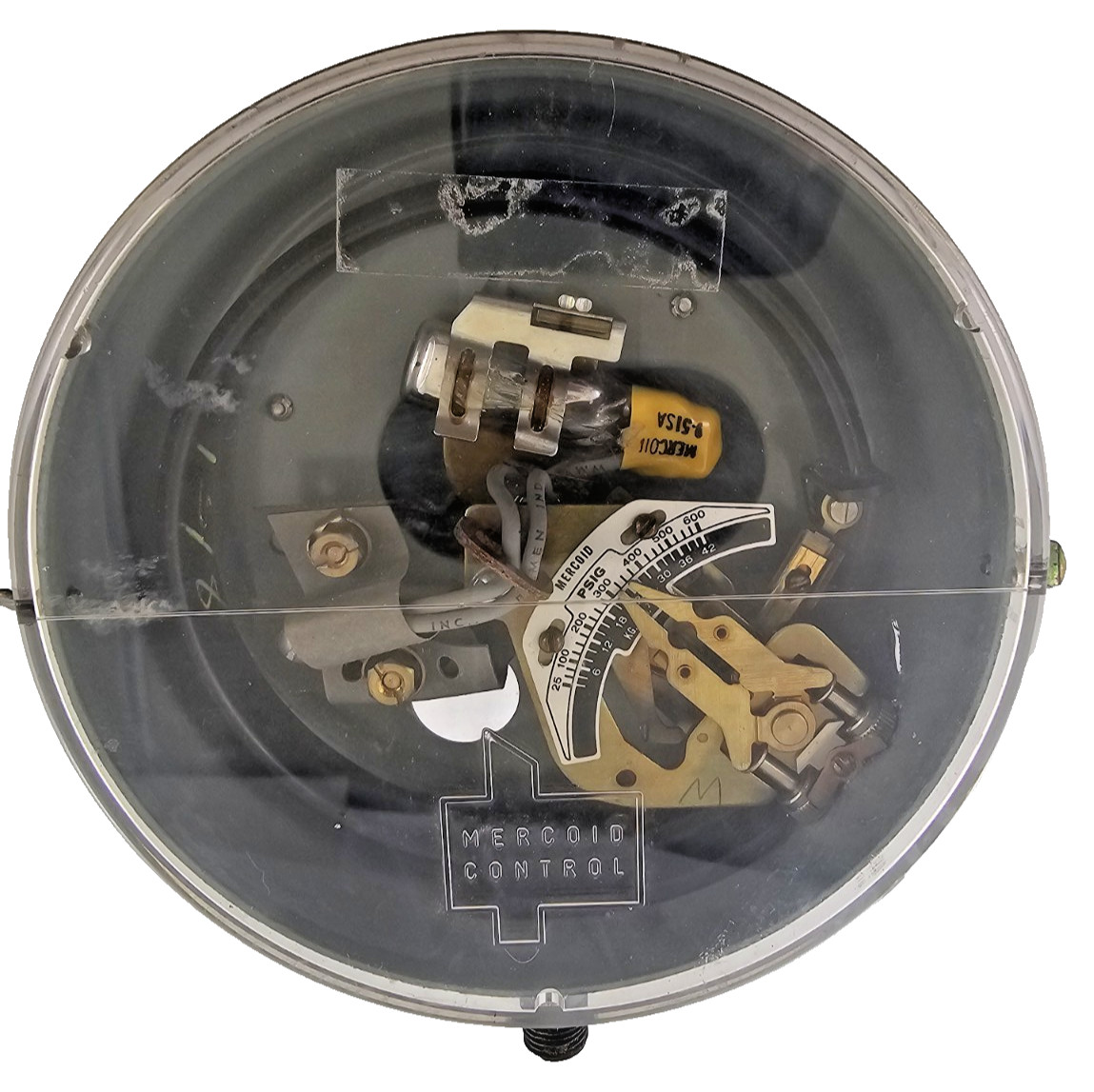 Mercoid DA-21-3-10S Bourdon Tube Pressure Switch 25-600PSIG 125/250V 5A SPST