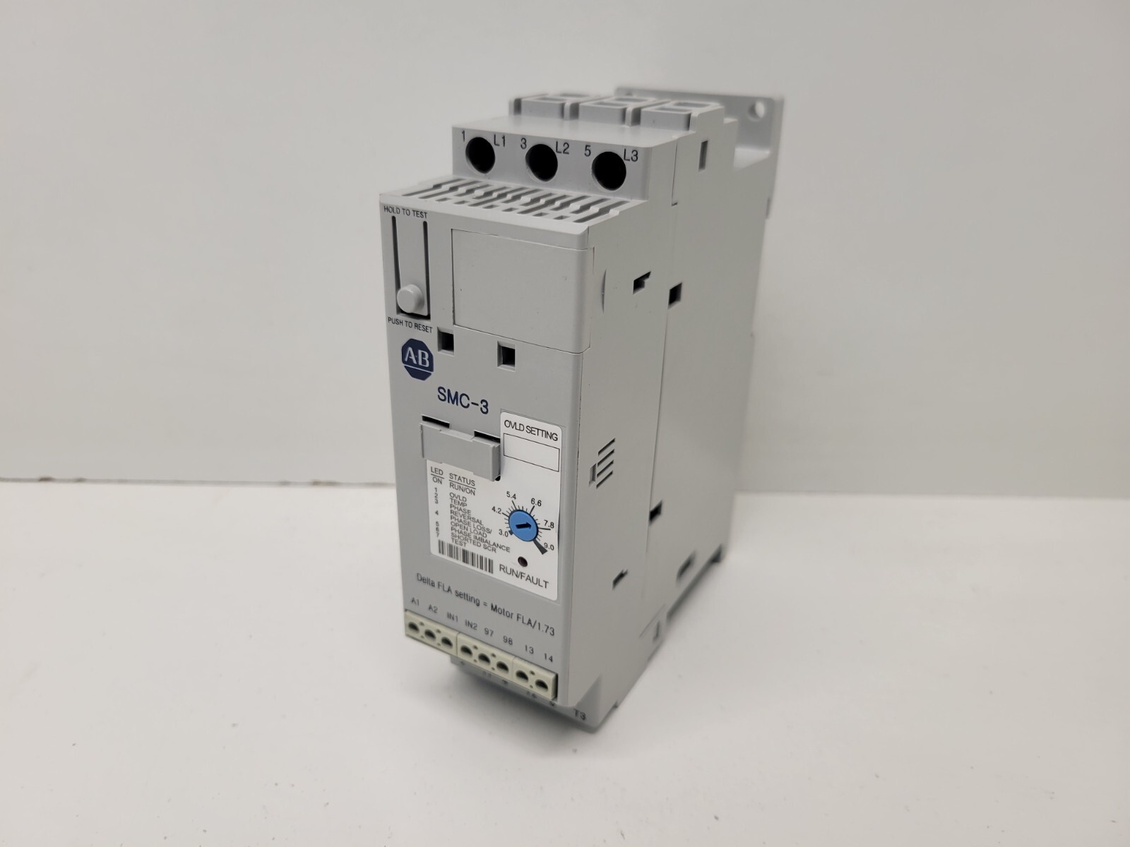 GOOD USED! ALLEN-BRADLEY SMC-3 3-9A SOFT STARTER 150-C9NBR