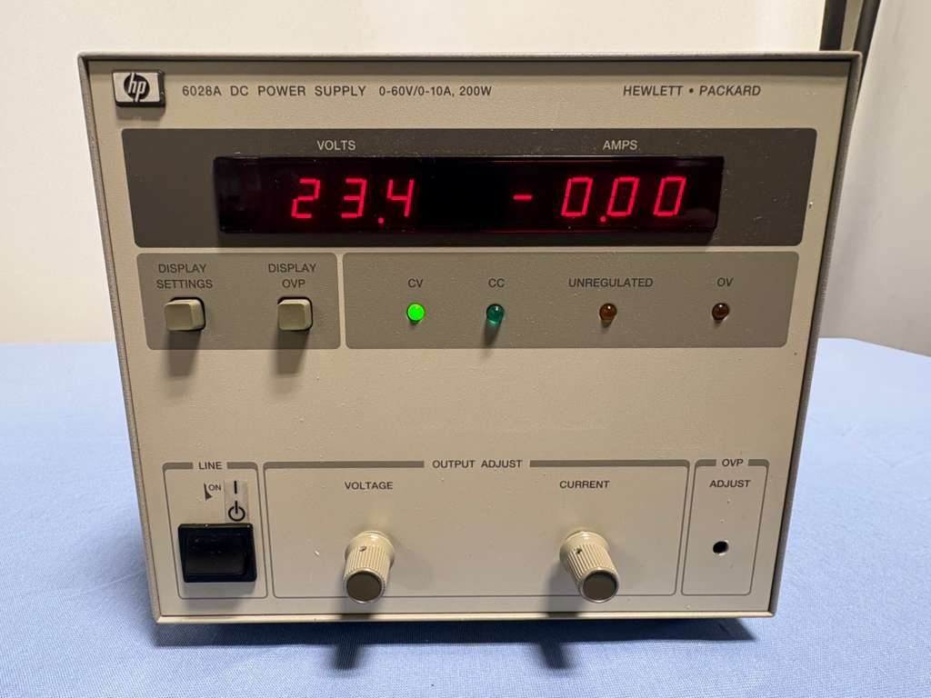 HP Hewlett Packard 6028A DC Power Supply 0-60V/0-10A, 200W