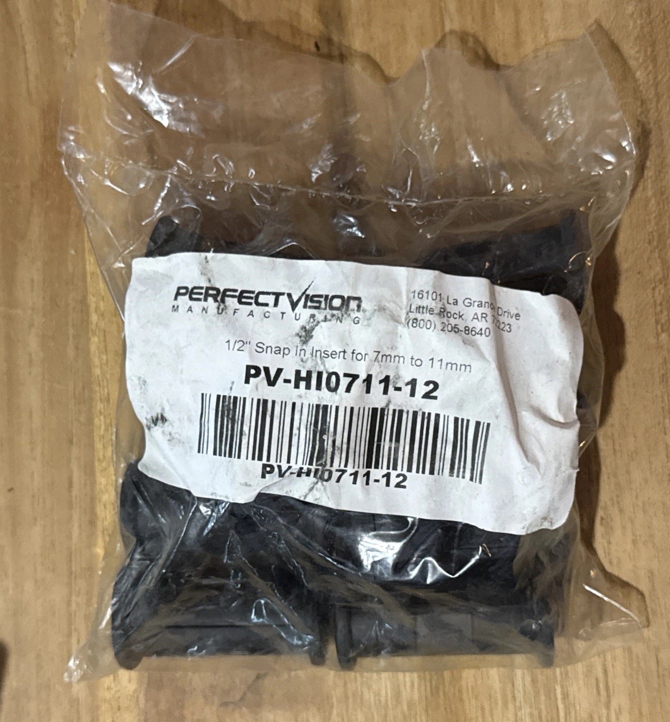 10 Bags Of PerfectVision (PV-H10711-12) 1/2” Snap In Insert For 7mm-11mm