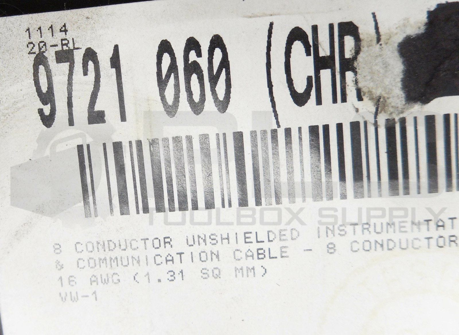NEW MOUSER ELECTRONICS 566-9721-100 WIRE APPROX 50′ 9721 060