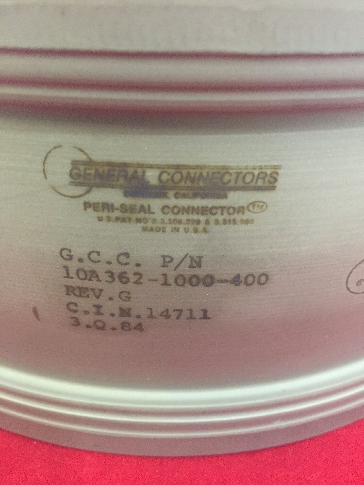 GENERAL CONNECTOR 10″ Peri-Seal Connector Pipe Coupling Housing 10A362-1000-400