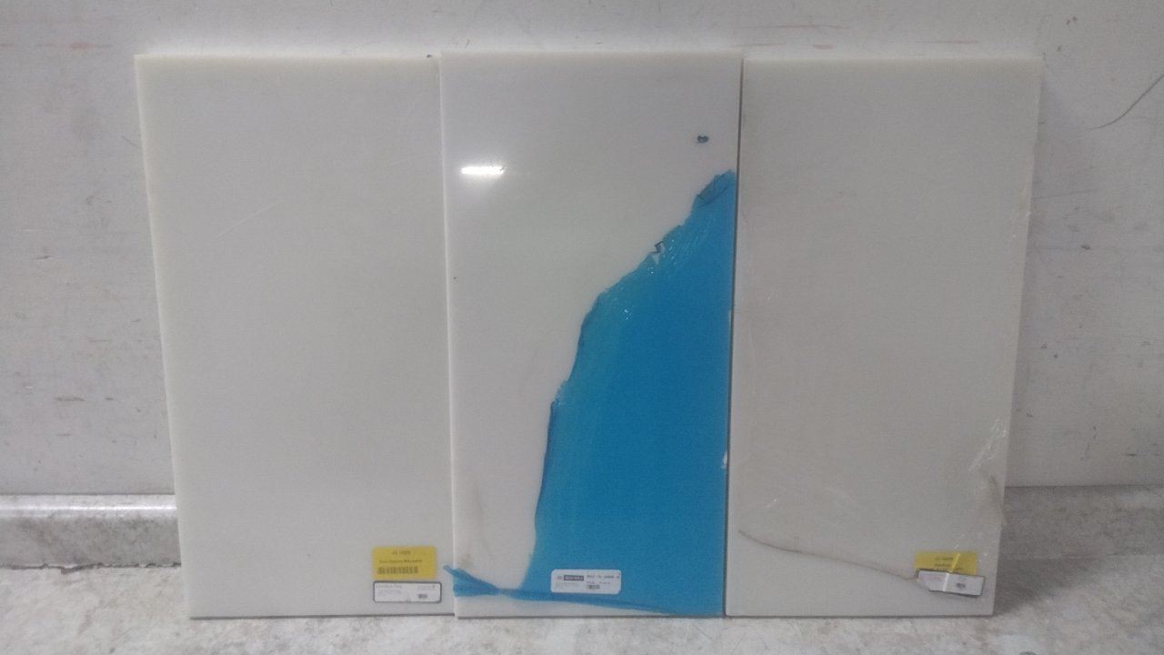 Brand Name 1UVZ8 3 Pk 12 In Width 24 In Length White Plastic Sheet
